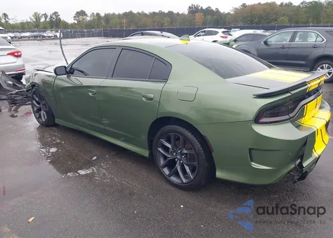 2022 Dodge Charger R/T из США, поврежденный, VIN 2C3CDXCT8NH259567